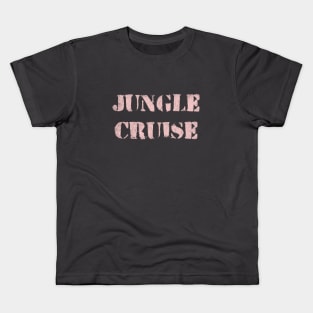 Millennial Pink Jungle Cruise Kids T-Shirt